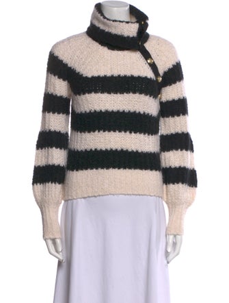 Derek Lam 10 Crosby Striped Turtleneck Sweater