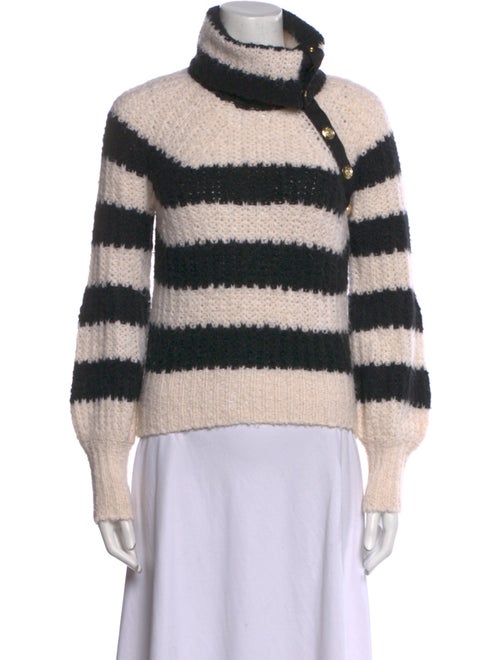 Derek Lam 10 Crosby Striped Turtleneck Sweater
