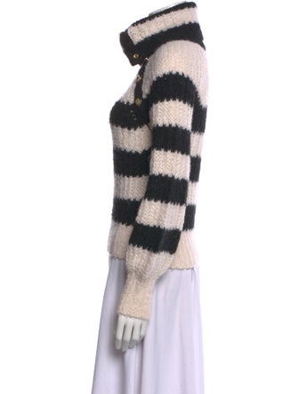 Derek Lam 10 Crosby Striped Turtleneck Sweater