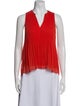 Derek Lam 10 Crosby V-Neck Sleeveless Blouse