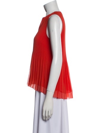 Derek Lam 10 Crosby V-Neck Sleeveless Blouse