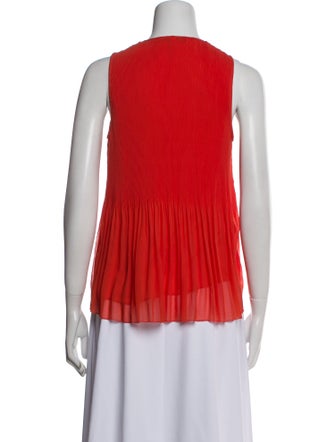 Derek Lam 10 Crosby V-Neck Sleeveless Blouse