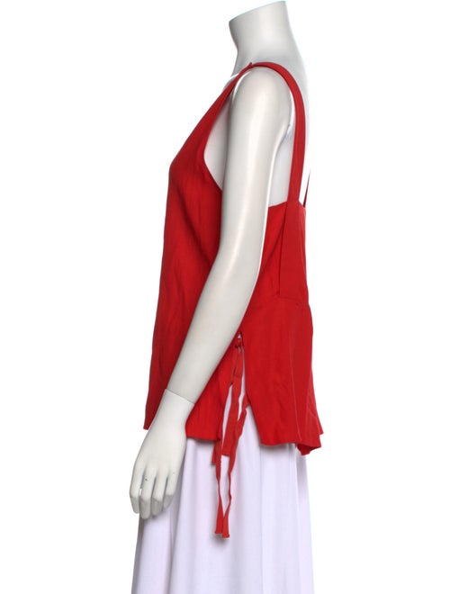 Derek Lam 10 Crosby V-Neck Sleeveless Top