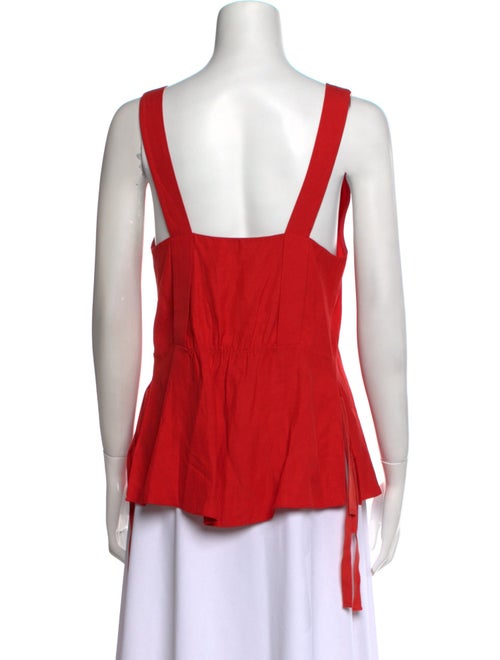 Derek Lam 10 Crosby V-Neck Sleeveless Top