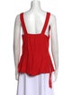Derek Lam 10 Crosby V-Neck Sleeveless Top