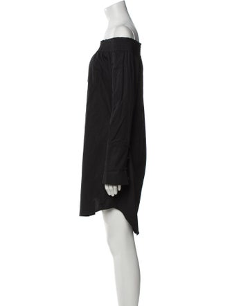 Derek Lam 10 Crosby Off-The-Shoulder Mini Dress