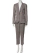 Derek Lam 10 Crosby Plaid Print Pantsuit