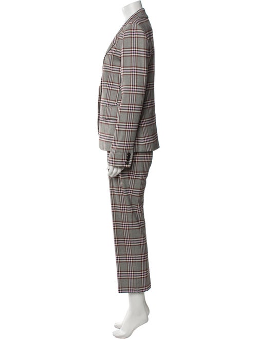 Derek Lam 10 Crosby Plaid Print Pantsuit