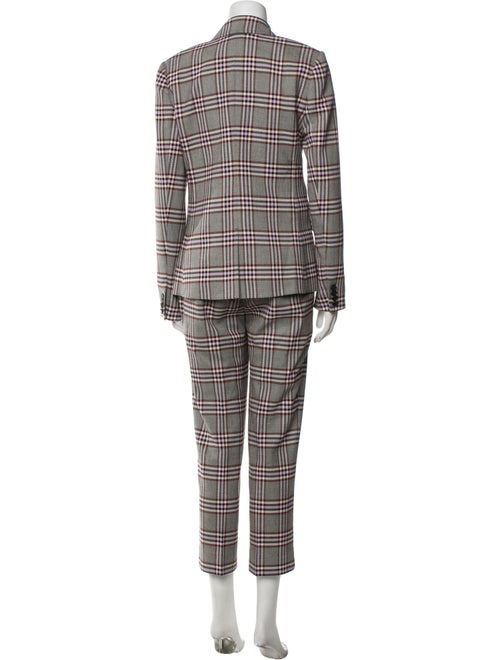 Derek Lam 10 Crosby Plaid Print Pantsuit