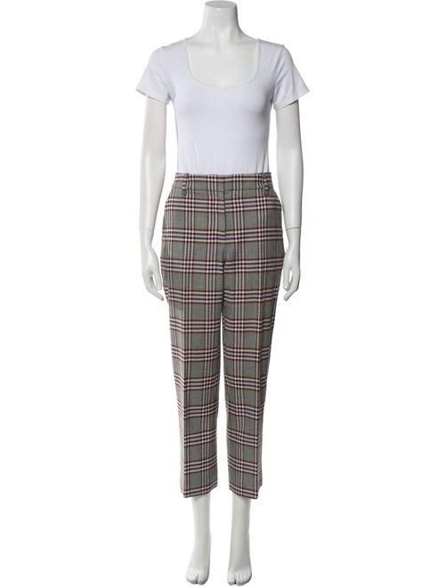 Derek Lam 10 Crosby Plaid Print Pantsuit