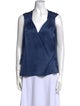 Derek Lam 10 Crosby V-Neck Sleeveless Blouse