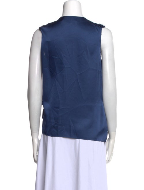 Derek Lam 10 Crosby V-Neck Sleeveless Blouse
