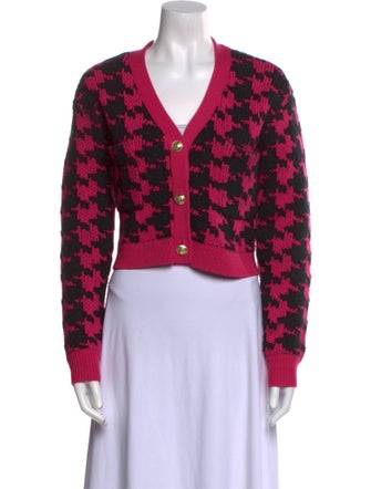 Derek Lam 10 Crosby Merino Wool Printed Sweater