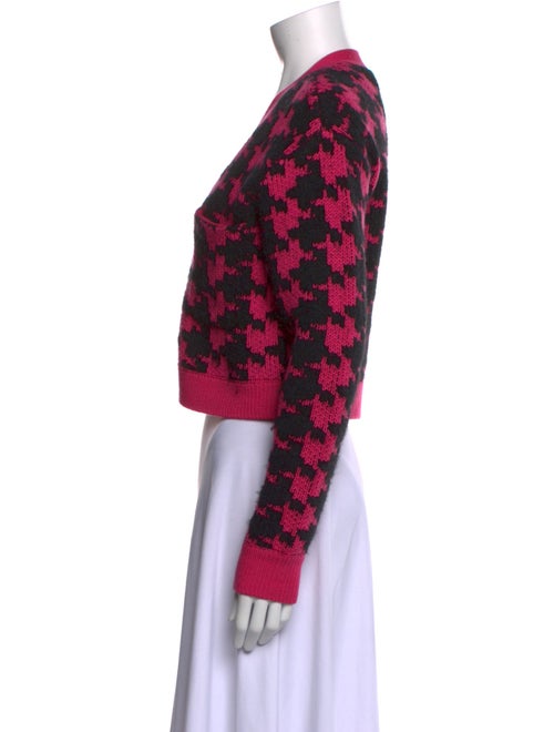 Derek Lam 10 Crosby Merino Wool Printed Sweater