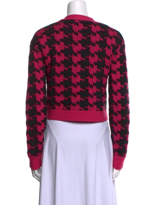 Derek Lam 10 Crosby Merino Wool Printed Sweater