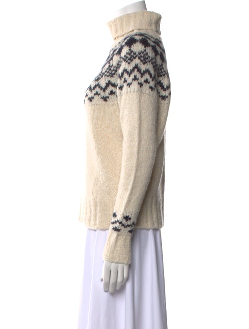 Derek Lam 10 Crosby Printed Turtleneck Sweater