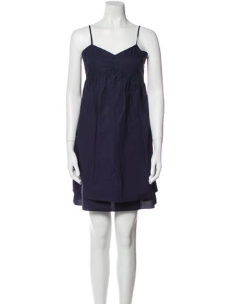 Derek Lam 10 Crosby V-Neck Mini Dress
