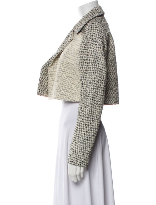 Derek Lam 10 Crosby Tweed Pattern Biker Jacket