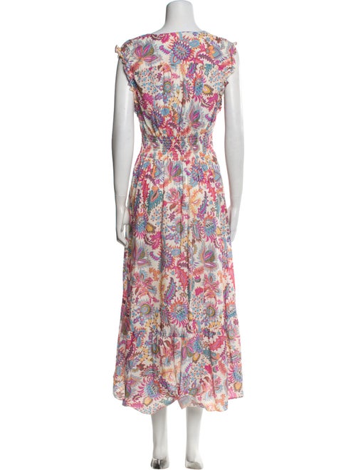 Derek Lam 10 Crosby Floral Print Long Dress
