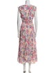 Derek Lam 10 Crosby Floral Print Long Dress