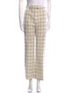 Derek Lam 10 Crosby Plaid Print Wide Leg Pants