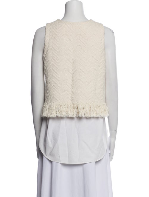 Derek Lam 10 Crosby Scoop Neck Sleeveless Top