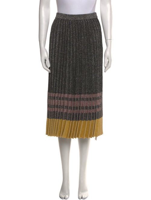 Derek Lam 10 Crosby Striped Knee-Length Skirt
