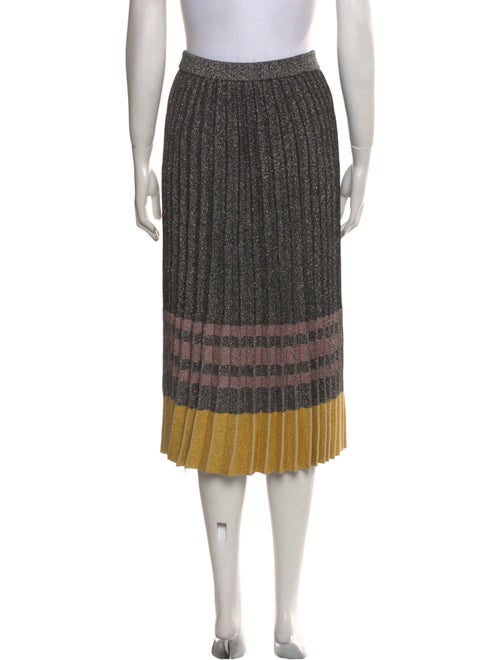 Derek Lam 10 Crosby Striped Knee-Length Skirt