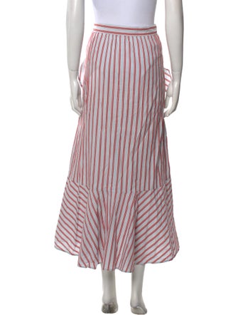Derek Lam 10 Crosby Striped Midi Length Skirt
