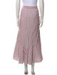 Derek Lam 10 Crosby Striped Midi Length Skirt