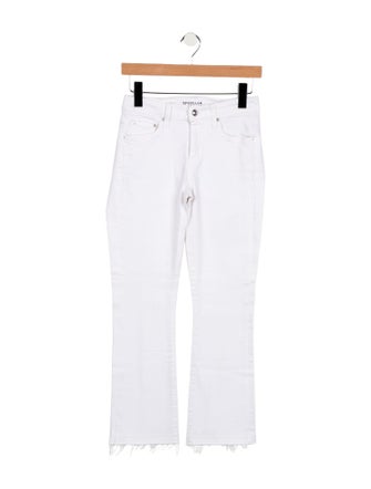 Derek Lam 10 Crosby Mid-Rise Straight Leg Jeans