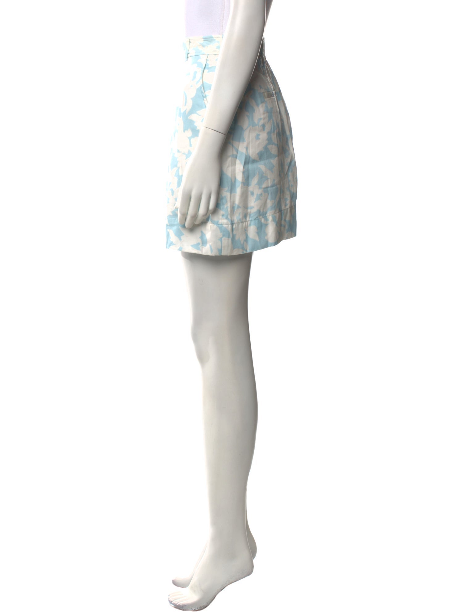 Derek Lam 10 Crosby Printed Mini Shorts w/ Tags