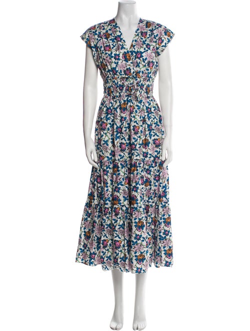 Derek Lam 10 Crosby Floral Print Long Dress