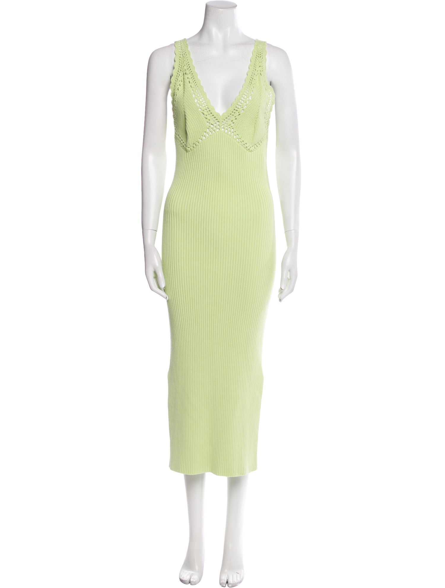 Derek Lam 10 Crosby V-Neck Long Dress