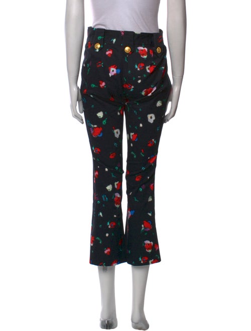 Derek Lam 10 Crosby Printed Straight Leg Pants