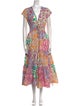 Derek Lam 10 Crosby Printed Long Dress