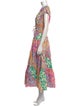 Derek Lam 10 Crosby Printed Long Dress