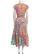 Derek Lam 10 Crosby Printed Long Dress