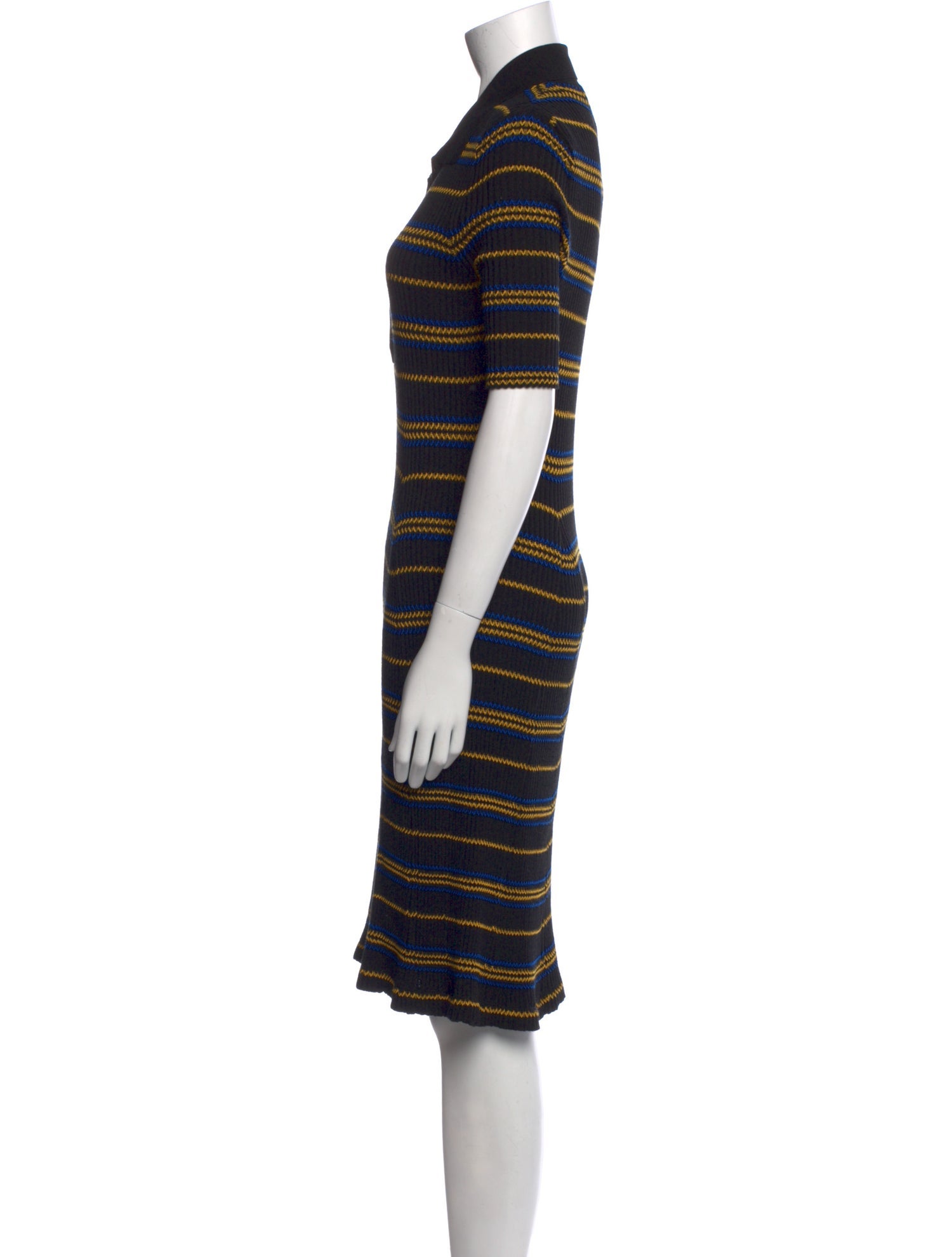 Derek Lam 10 Crosby Striped Knee-Length Dress w/ Tags