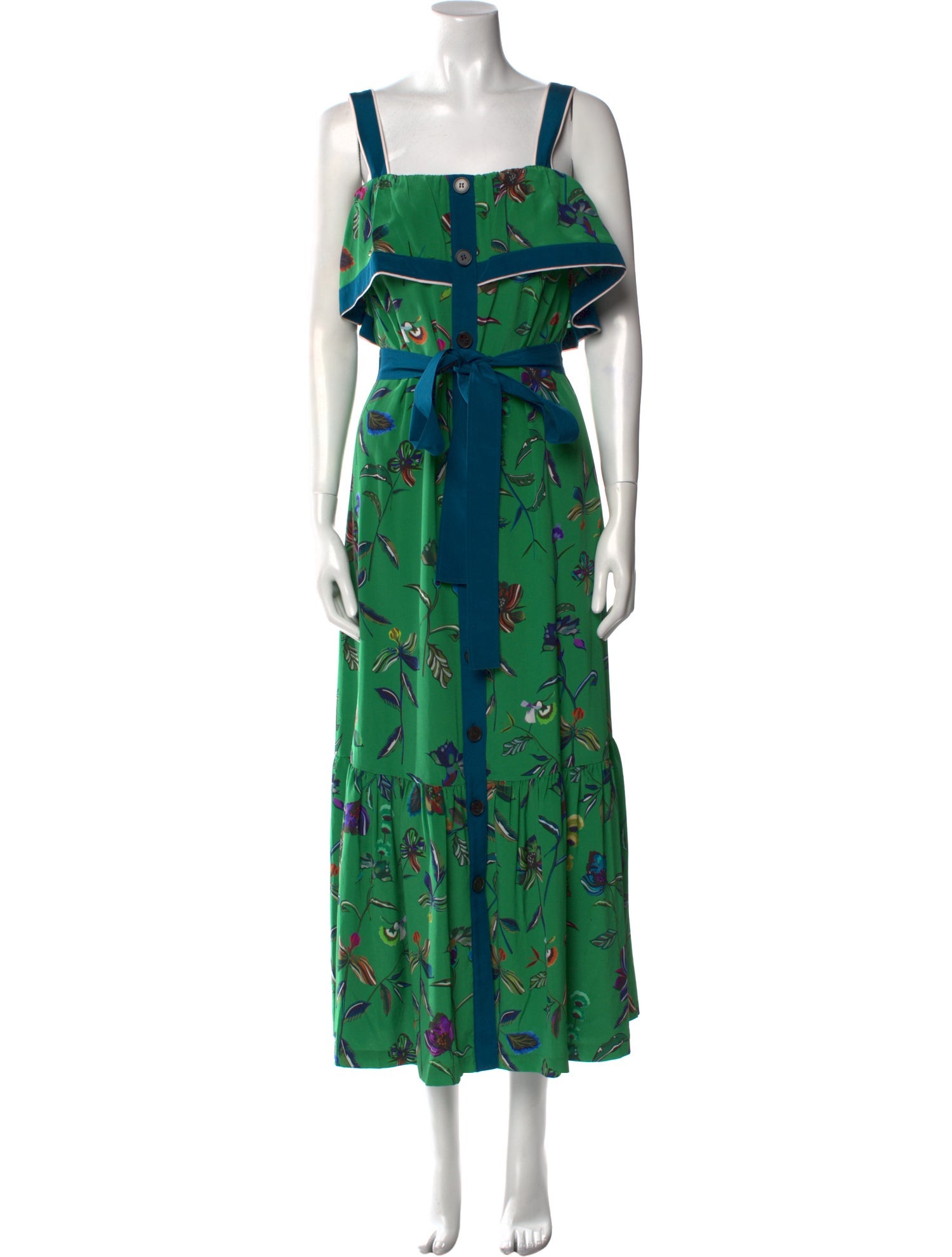 Derek Lam 10 Crosby Silk Long Dress