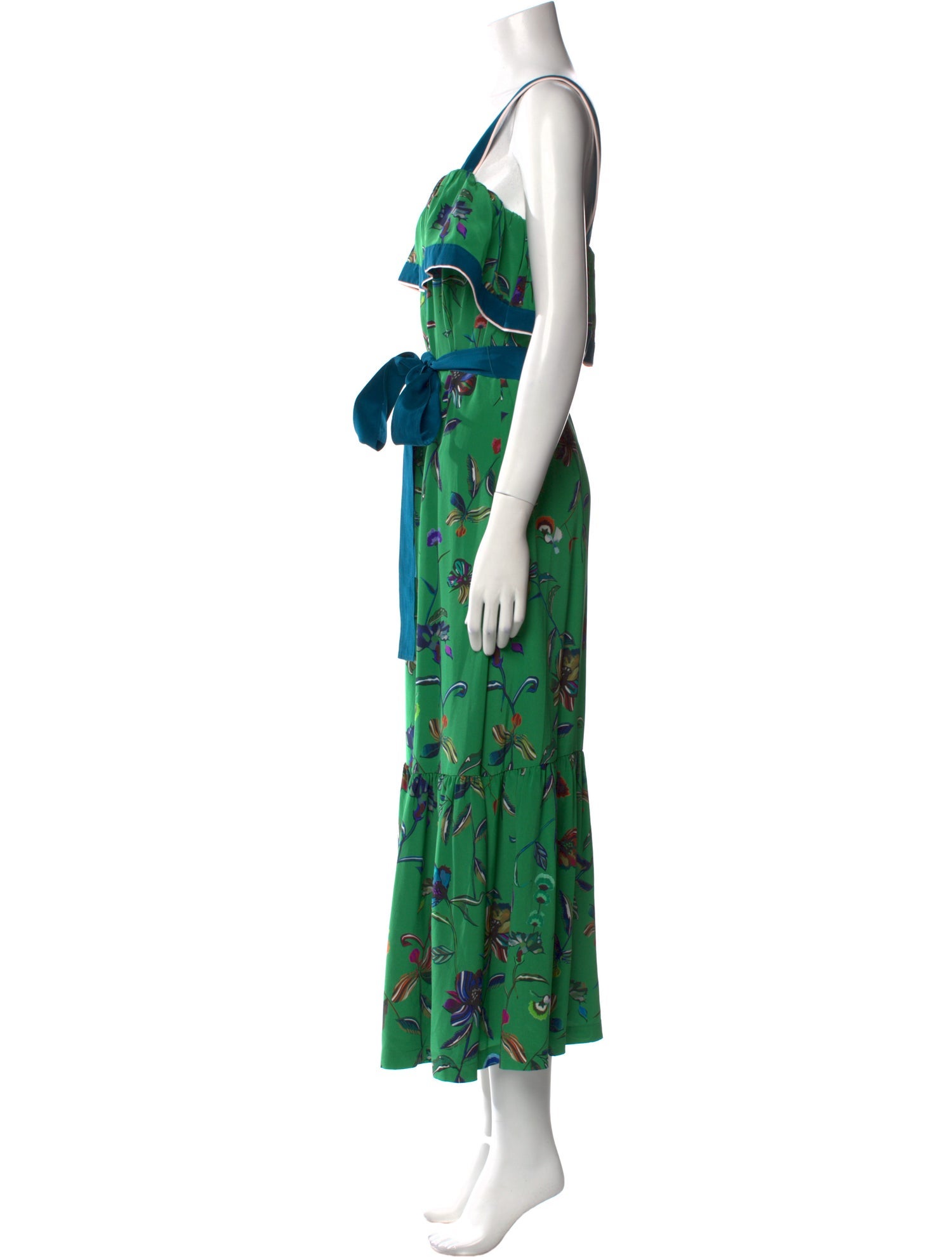 Derek Lam 10 Crosby Silk Long Dress