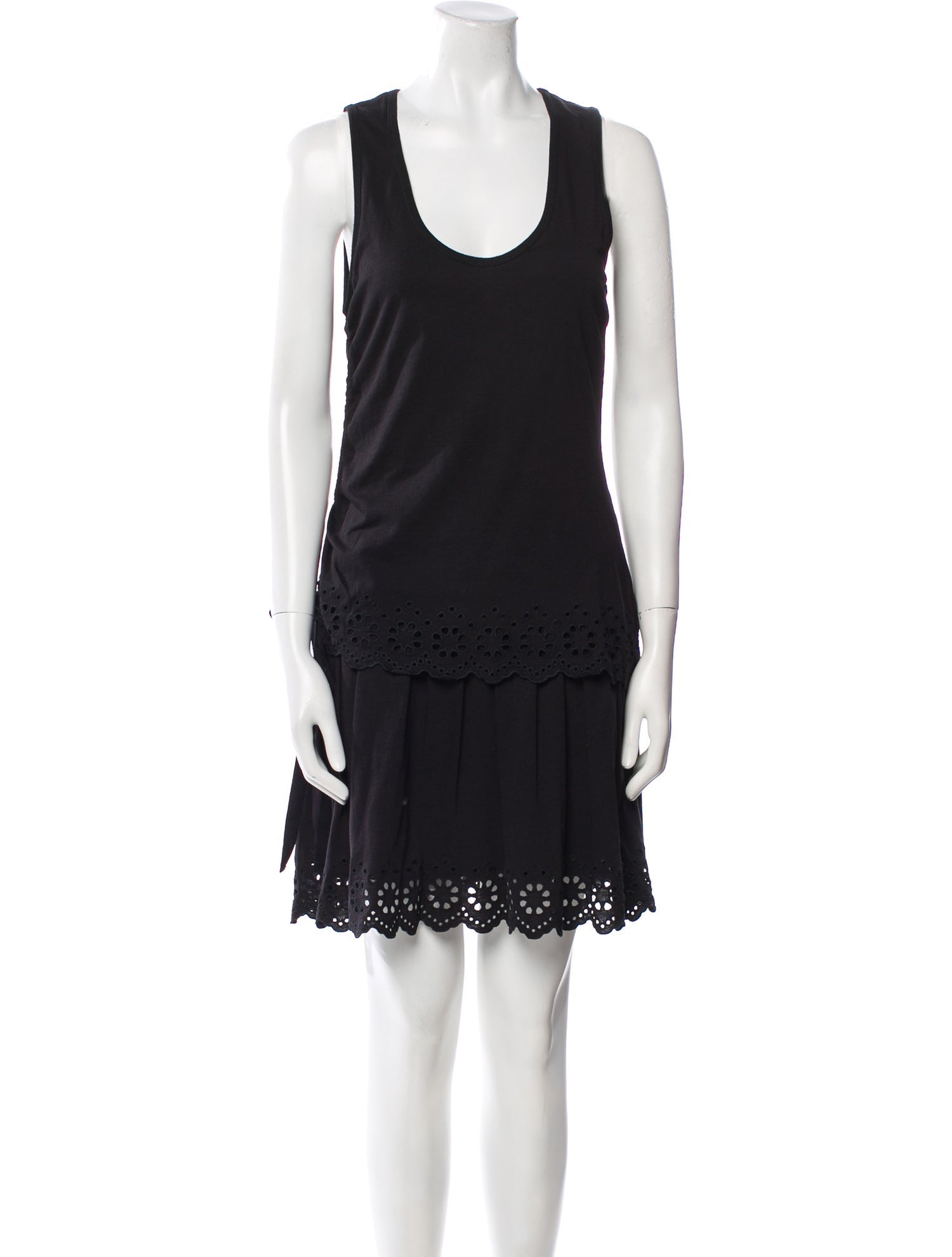 Derek Lam 10 Crosby Scoop Neck Mini Dress