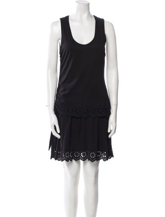 Derek Lam 10 Crosby Scoop Neck Mini Dress
