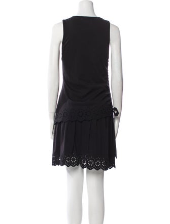 Derek Lam 10 Crosby Scoop Neck Mini Dress