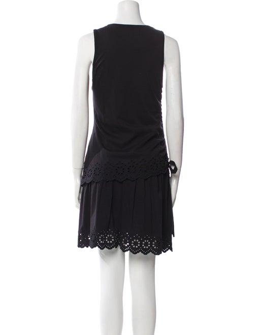 Derek Lam 10 Crosby Scoop Neck Mini Dress