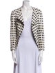 Derek Lam 10 Crosby Plaid Print Bolero