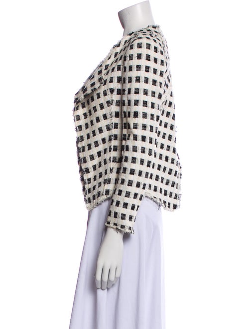 Derek Lam 10 Crosby Plaid Print Bolero