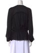 Derek Lam 10 Crosby Silk V-Neck Blouse