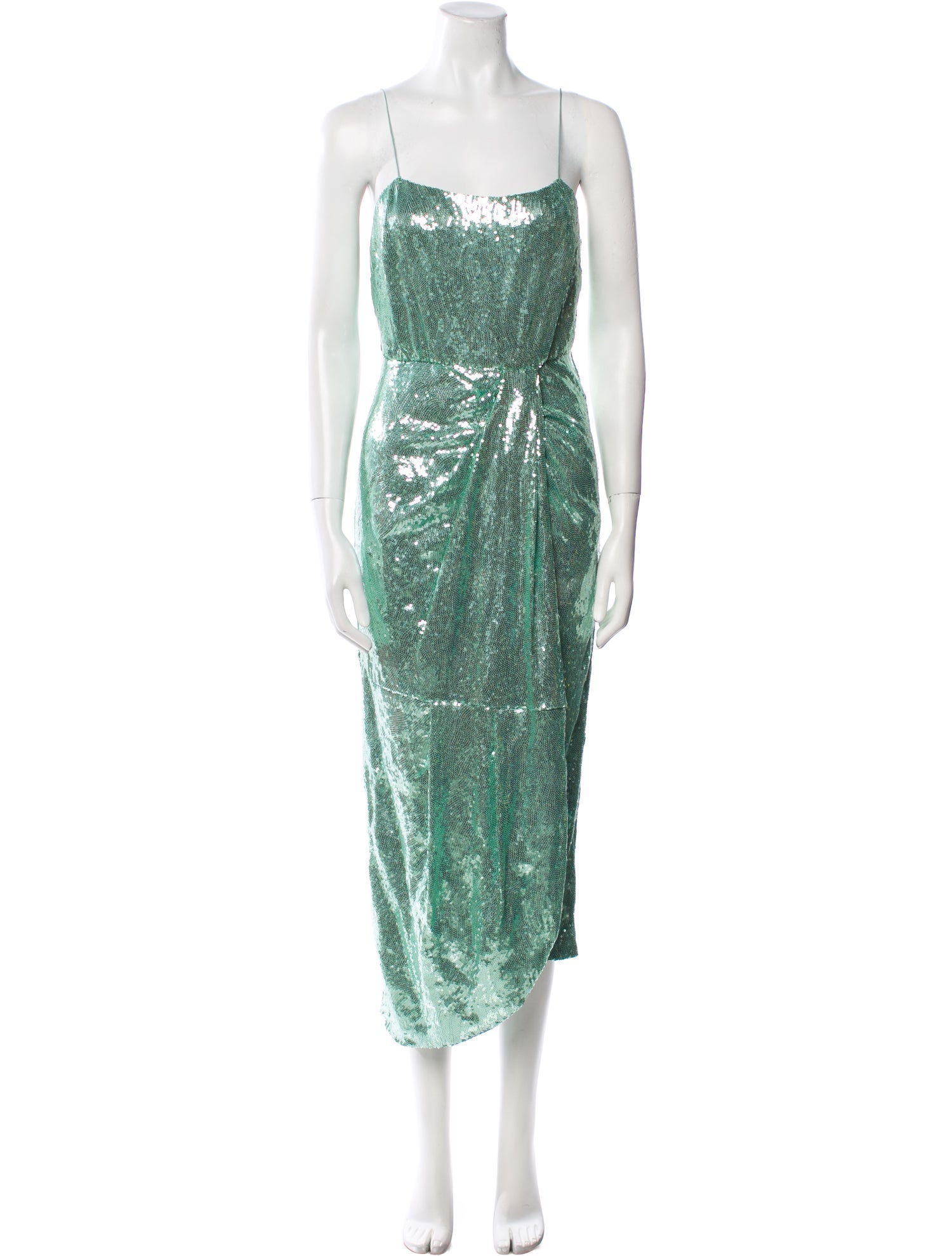 Derek Lam 10 Crosby Square Neckline Long Dress