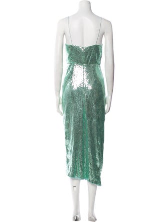 Derek Lam 10 Crosby Square Neckline Long Dress